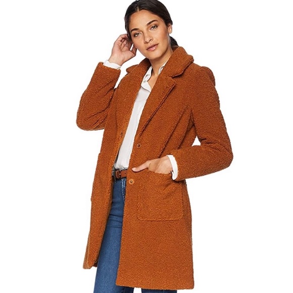 Cognac Teddy Bear Coat Jacket | Poshmark